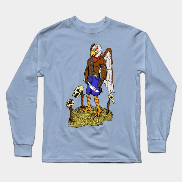 Eagle Mercenary Long Sleeve T-Shirt by jonathanmor